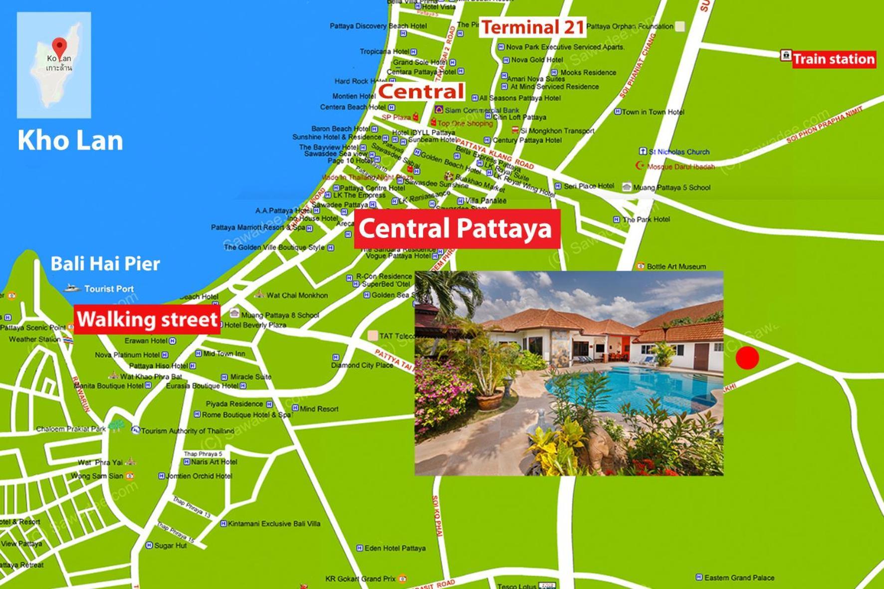 Pattaya Hill Close To Walking St And City Nong Prue Luaran gambar